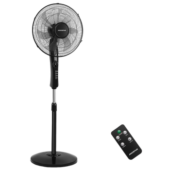 Aigostar Dave - Ventilador de Pie Ultra Silencioso, Mando a Distancia, 50W, 16