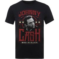 johnny cash camiseta manga larga man in black para mujer