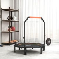trampolin fitness homcom acero pp tela oxford o114x99-123cm negro