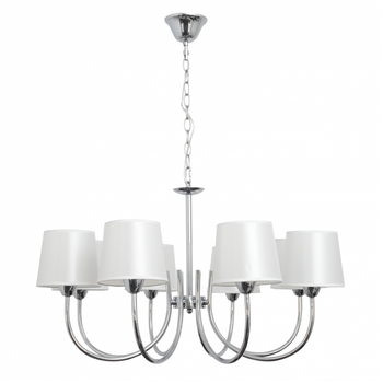 Lampara Guadalajara Cromo/blanco Regulable D72
