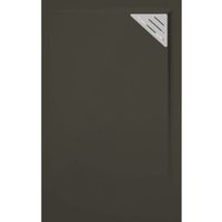 plato de ducha resina trinity negro  70x80 cm rejilla derecha