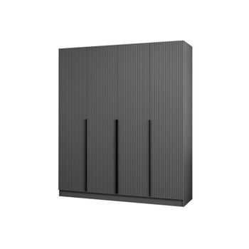 Armario Kale Plus-7774 Antracita 220x198.6x40 Cm