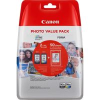 cartucho de tinta original canon pg-545 xl  cl-546 xl pack 2 unidades