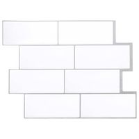 azulejo de metro 50 uds gris 29 x 21 cm poliuretano y pet vidaxl