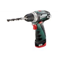 metabo powermaxx bs basic 1400 rpm sin llave 800 g negro rojo