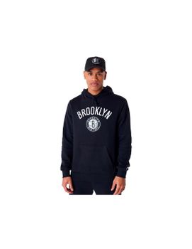 Sudadera New Era NBA Regular Brooklyn Nets Negro Hombre