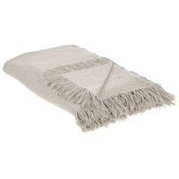 colcha decorativa para cama con borlas de algodon dormitorio 200 x 200 cm gris yerbent