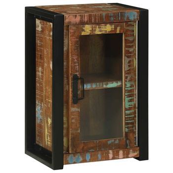 Mueble De Cuarto De Baño Marrón Madera Sólida Recuperada Vidaxl