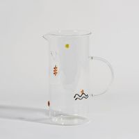 jarra de pasta de vidrio con motivos multicolores 134 l