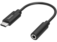 cable audio - hama 00205282 enchufe usb-c puerto jack de 35 mm negro