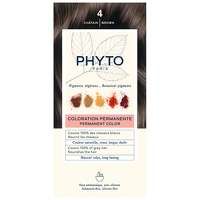 phyto phytocolor permanent hair dye shade 4 brown
