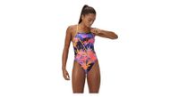 speedo eco  allov dig lattice tie back banadores mujer multicolor