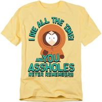 south park camiseta you assholes never remember para mujer
