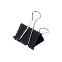 maul pinzas sujetapapeles negras de 32 mm  12 unidades
