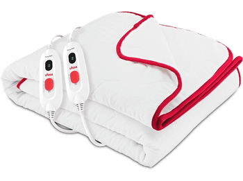 REACONDICIONADO Seminuevo Muy bueno Manta eléctrica - Ufesa Flexy Heat CMN Comfort, 60W x 2, 3 Niveles de Temperatura, Blanco