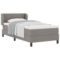 cama tapizada 203x93x88 cm  - taupe