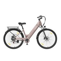 bicicleta electrica urbana velopro c1 bateria samsung y cambio shimano de 7 velocidades champan