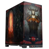 caja pc diablo iv lilith edicion limitada atx cristal templado