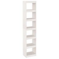 estanteriadivisor de espacios madera pino blanco 40x30x199 cm