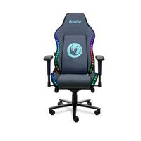 nacon - silla gaming - ergonomica altura regulable luces rgb color gris