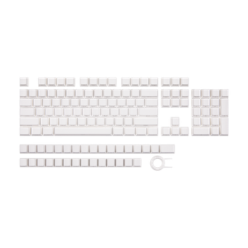 Juego de teclas EPOMAKER Bely ANSI con diseño ruso, 126 teclas, perfil Cherry, teclas PBT con impresión lateral y transparencia para interruptores MX