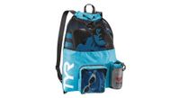 bolsa de natacion tyr big mesh mummy 40l azul