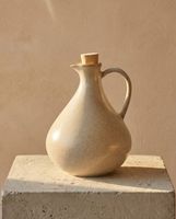 aceitera de gres en blanco 135x135x165 cm