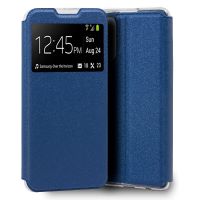 cool funda flip cover liso azul para xiaomi redmi note 10note 10s