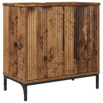 Armario De Lavabo | Gabinete De Lavabo Para Baño Madera Vieja 60,5 X 33,5 X 61 Cm