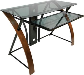 CONNECTED Essentials Accord CD8841 Desk - Black & Brown, Black