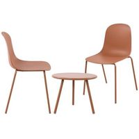 suite de 2 plazas berdin plastico terracota clp