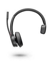 poly auriculares voyager 4310 usb-a con certificacion para microsoft teams  llave bt700