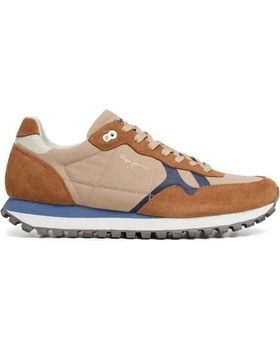 de PEPE JEANS ZAPATILLAS BRIT-ON PRINTS CAMEL