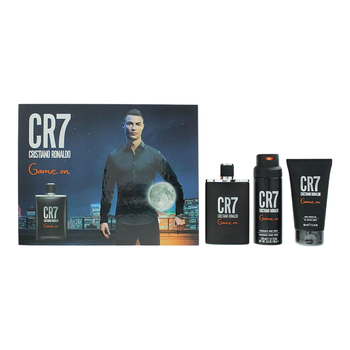 Cr7 Game On Set (Et 100 Vp + Gel Ducha 150 Ml + Spray Cuerpo 150 Ml)