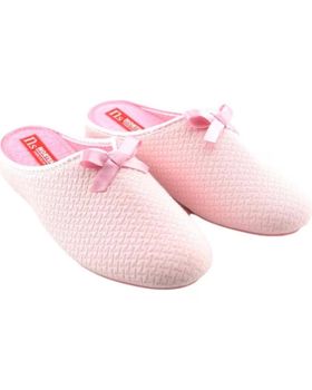 de NORTEÑAS ZAPATILLA DE ENTRETIEMPO FORRADA DE RIZ ROSA