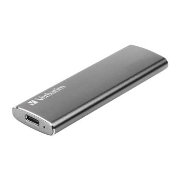 Disco Duro externo Verbatim 1TB USB Tipo C 3.2 Gen 2 Vx500 aluminio