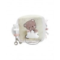 cubo de peluche dream big beige