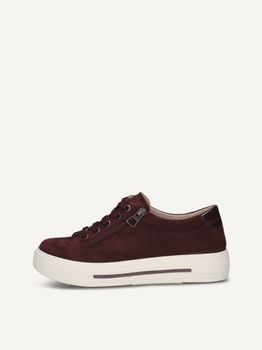 CAPRICE Sneaker, red, made of Leather, Size 41