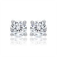 pendientes de plata 925 circonita rodiado