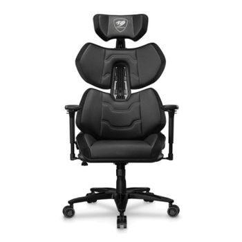 Silla gaming COUGAR Terminator Elite 135 kg reposabrazos 4D respaldo ajustable negro plata