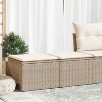 set sofas jardin y cojines 2 uds  juego de muebles de jardin ratan sintetico acacia beige cfw72903