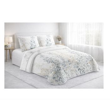Colcha bouti Estampado para Verano y Entretiempo, Colcha para Cama 90/105/135/150/180, 100% Poliéster, Colcha Cubre Cama Fina, Suave, incluye funda de cojin 45x70cm