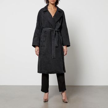 Good American Uniform Denim Trench Coat - L/XL
