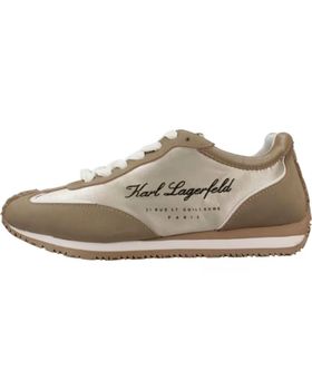 de KARL LAGERFELD ZAPATILLAS MUJER MODELO VELOCETTE HOTEL COLOR MARRON CLARO 4 4T9 OFFWHT