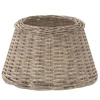 pantalla para lampara mimbre marron o50x30 cm vidaxl