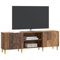 mueble de tv  mueble de salon  gabinete de tv madera envejecida 150 x 31 x 50 cm
