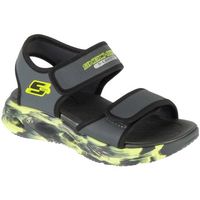 skechers sandalias nino sandales sola glow gris para nino
