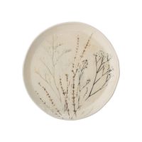 plato grande en arenisca beige