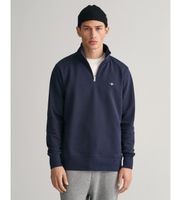 gant para hombre 2008005 sudadera shield con media cremallera marino s casual algodon manga larga