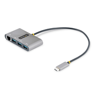 hub ladr n usb-c de 3 puertos usba de 5gbps con ethernet